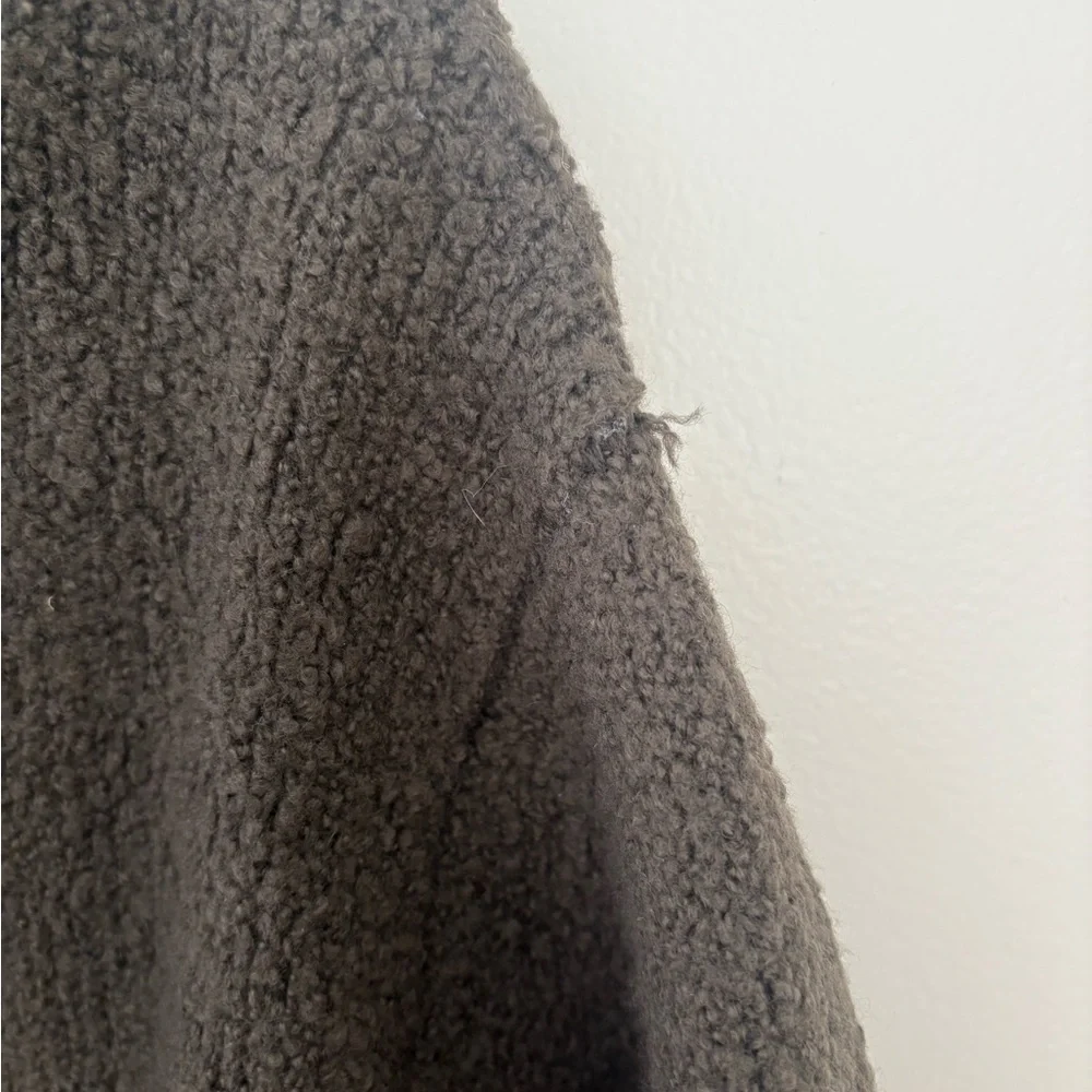 Vince Grey Wool Blend Open Front Cardigan Size S Quiet Luxury - Picture 7 of 9